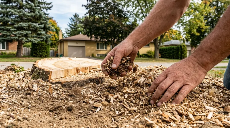 Stump Grinding in Kitchener