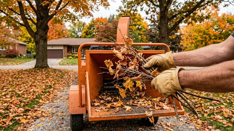 Wood Chipping in Kitchener